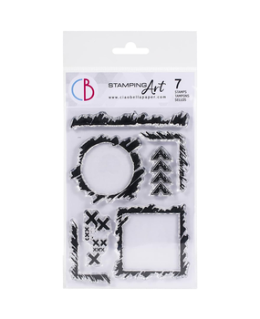 Ciao Bella Papercrafting Grunge Frames and Borders A6 Clear Stamps (PS6040) Ciao Bella Papercrafting Grunge Frames and Borders A6 Clear Stamps (PS6040)