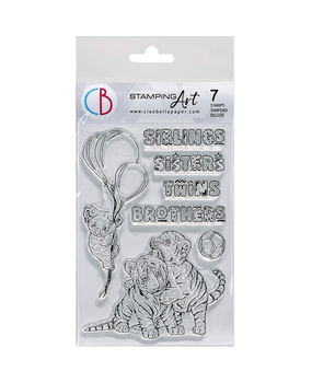 Ciao Bella Papercrafting Siblings A6 Clear Stamps (PS6045) Ciao Bella Papercrafting Siblings A6 Clear Stamps (PS6045)