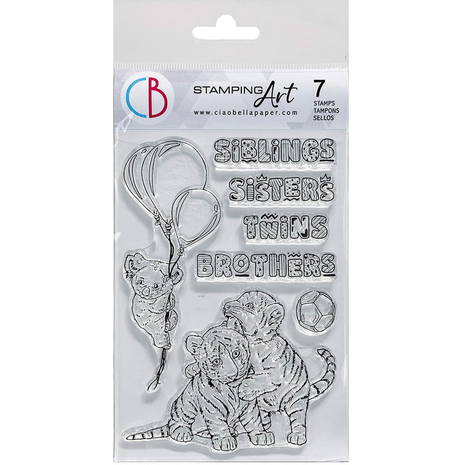 Ciao Bella Papercrafting Siblings A6 Clear Stamps (PS6045) Ciao Bella Papercrafting Siblings A6 Clear Stamps (PS6045)