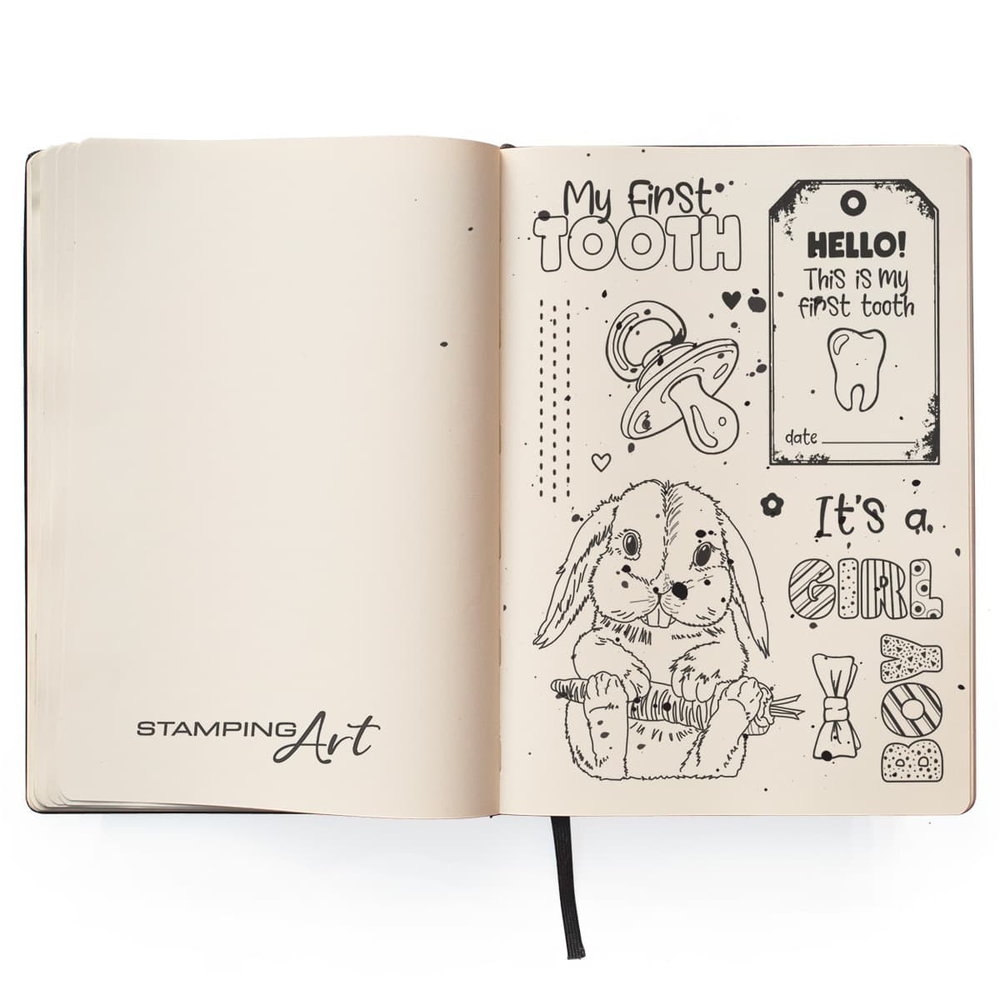 Ciao Bella Papercrafting My First Tooth A6 Clear Stamps (PS6047) Ciao Bella Papercrafting My First Tooth A6 Clear Stamps (PS6047)