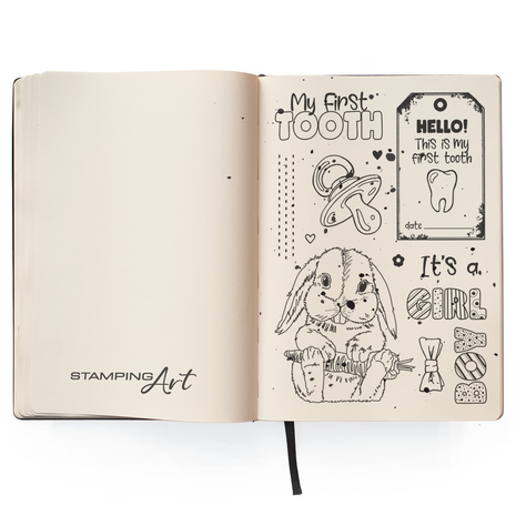 Ciao Bella Papercrafting My First Tooth A6 Clear Stamps (PS6047) Ciao Bella Papercrafting My First Tooth A6 Clear Stamps (PS6047)