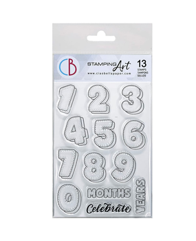 Ciao Bella Papercrafting Baby Months & Years A6 Clear Stamps (PS6049) Ciao Bella Papercrafting Baby Months & Years A6 Clear Stamps (PS6049)