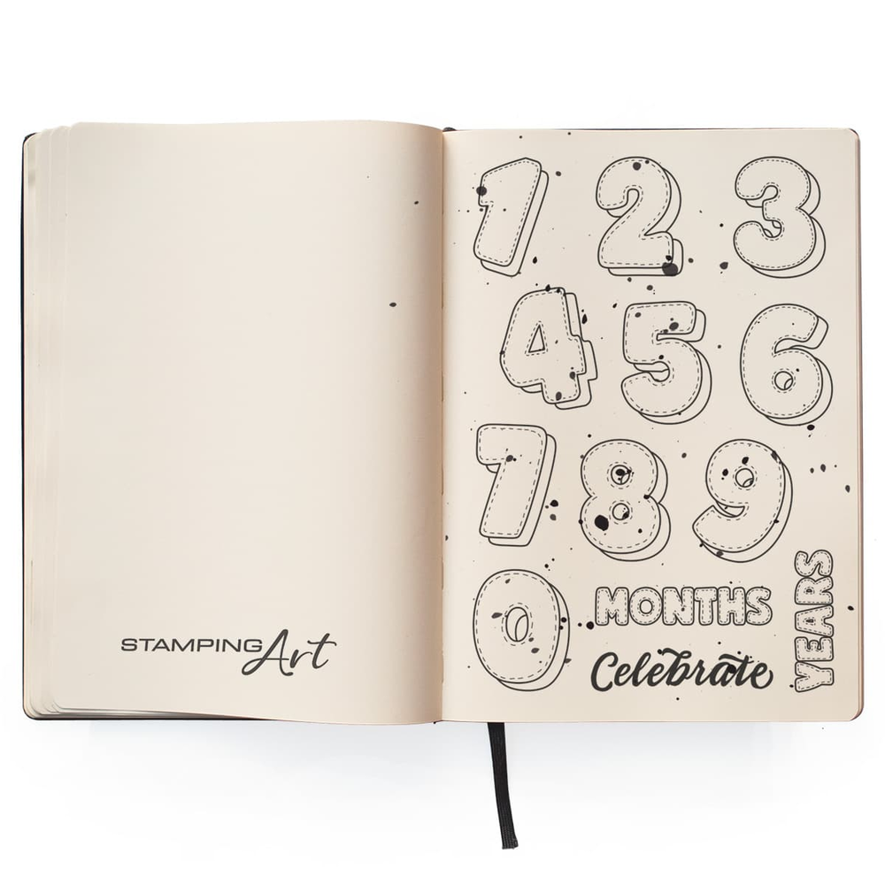 Ciao Bella Papercrafting Baby Months & Years A6 Clear Stamps (PS6049) Ciao Bella Papercrafting Baby Months & Years A6 Clear Stamps (PS6049)