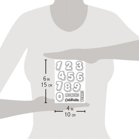 Ciao Bella Papercrafting Baby Months & Years A6 Clear Stamps (PS6049) Ciao Bella Papercrafting Baby Months & Years A6 Clear Stamps (PS6049)