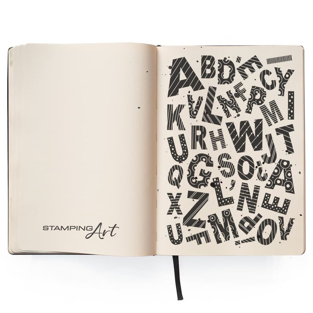 Ciao Bella Papercrafting Baby Alphabet A6 Clear Stamps (PS6050)