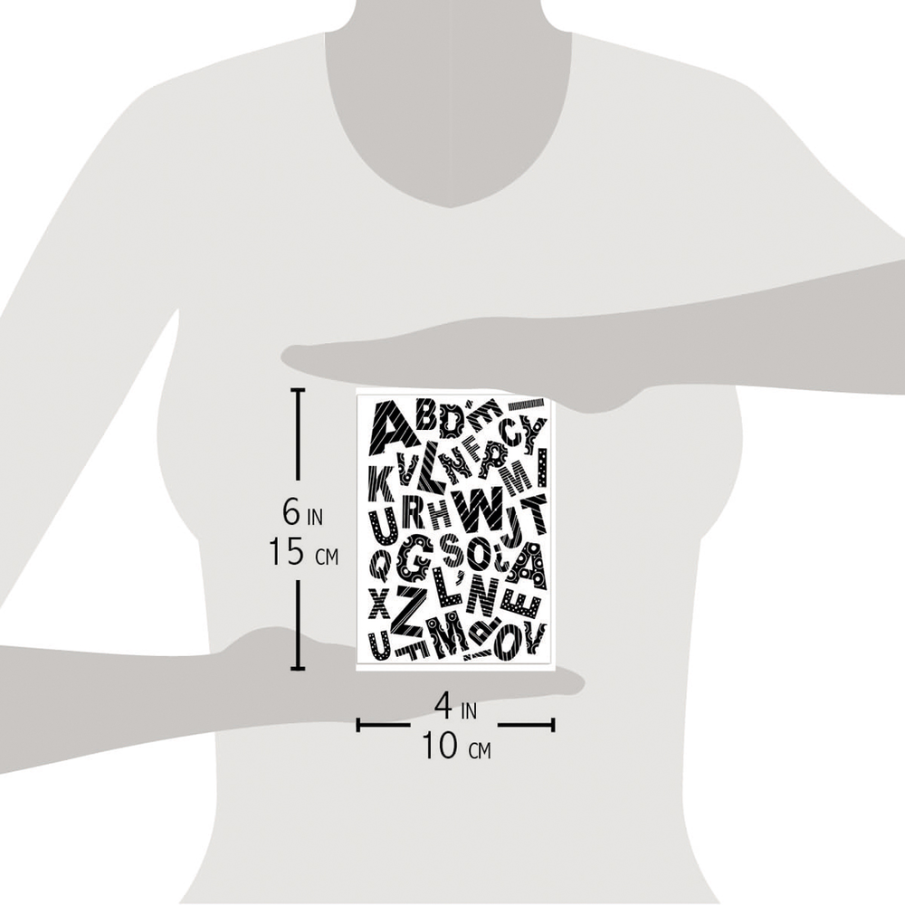 Ciao Bella Papercrafting Baby Alphabet A6 Clear Stamps (PS6050)