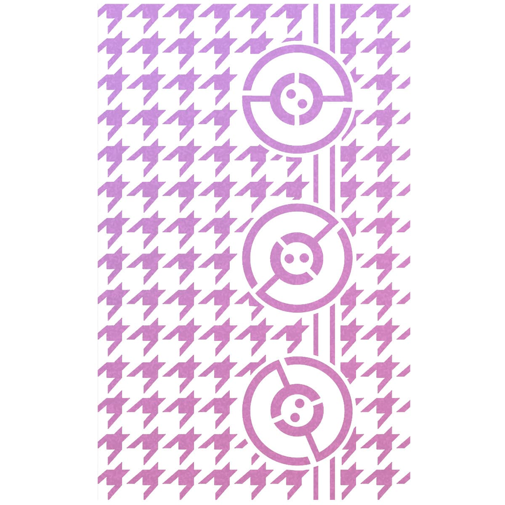 Ciao Bella Papercrafting Pied De Poule Masking Stencil (MS001)