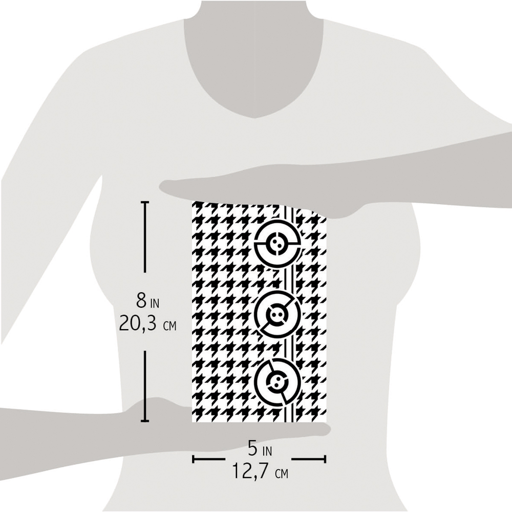 Ciao Bella Papercrafting Pied De Poule Masking Stencil (MS001)