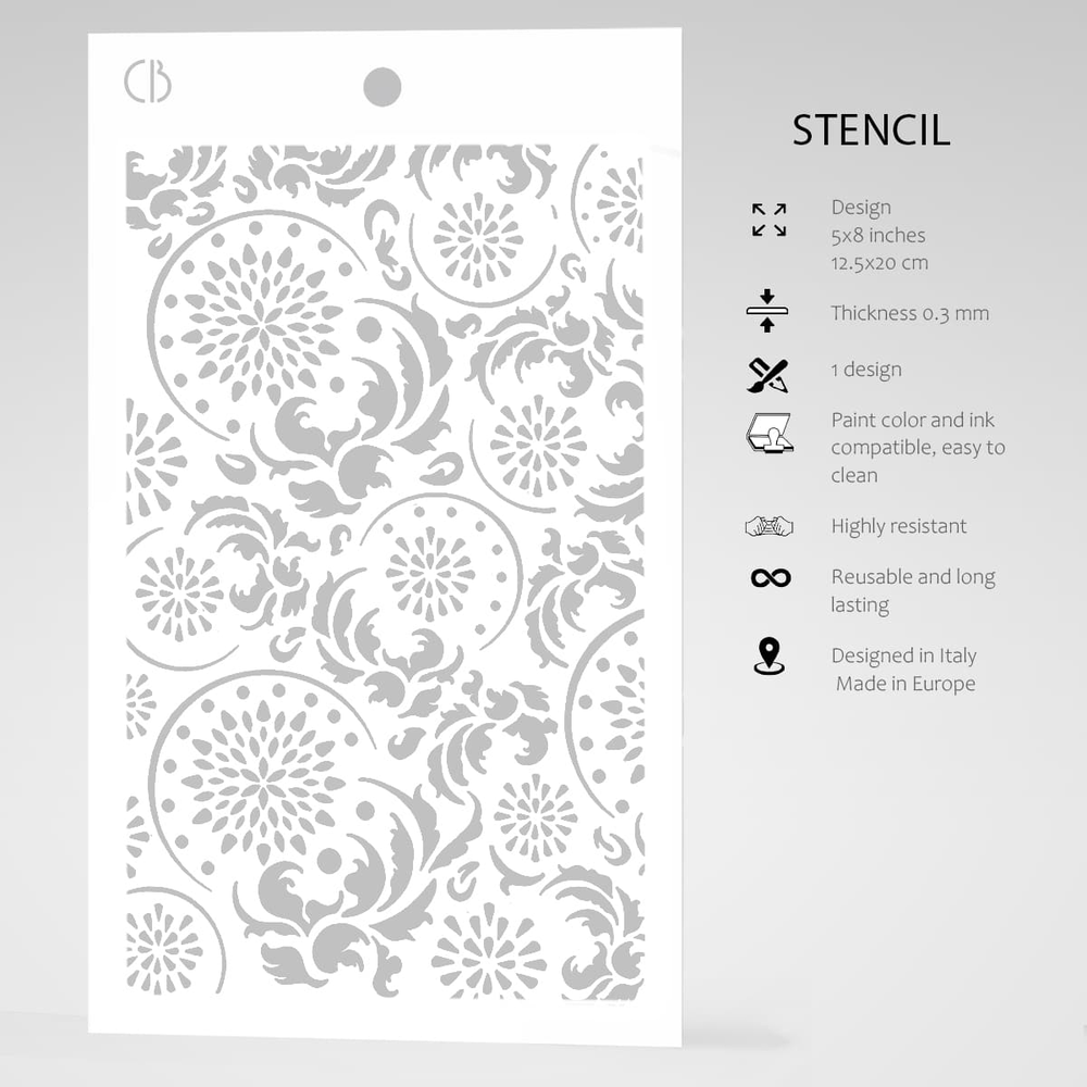 Ciao Bella Papercrafting Roma Masking Stencil (MS002)