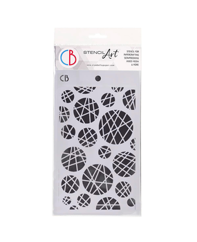 Ciao Bella Papercrafting Dots & Stripes Masking Stencil (MS006) Ciao Bella Papercrafting Dots & Stripes Masking Stencil (MS006)