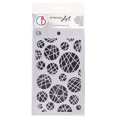 Ciao Bella Papercrafting Dots & Stripes Masking Stencil (MS006)