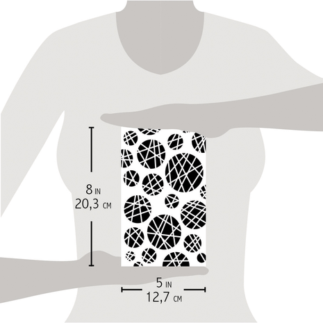 Ciao Bella Papercrafting Dots & Stripes Masking Stencil (MS006)