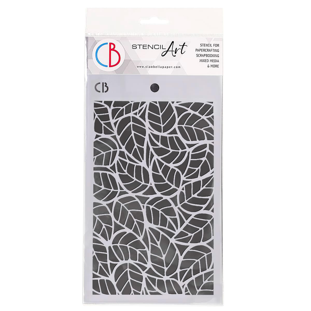Ciao Bella Papercrafting Leaves Masking Stencil (MS007) Ciao Bella Papercrafting Leaves Masking Stencil (MS007)