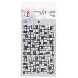Ciao Bella Papercrafting Crossword Masking Stencil (MS009)