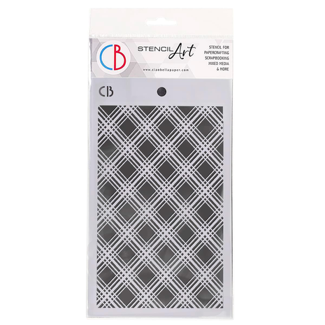 Ciao Bella Papercrafting Prince of Wales Masking Stencil (MS015) Ciao Bella Papercrafting Prince of Wales Masking Stencil (MS015)