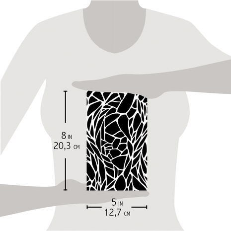 Ciao Bella Papercrafting Tiffany Masking Stencil (MS018) Ciao Bella Papercrafting Tiffany Masking Stencil (MS018)