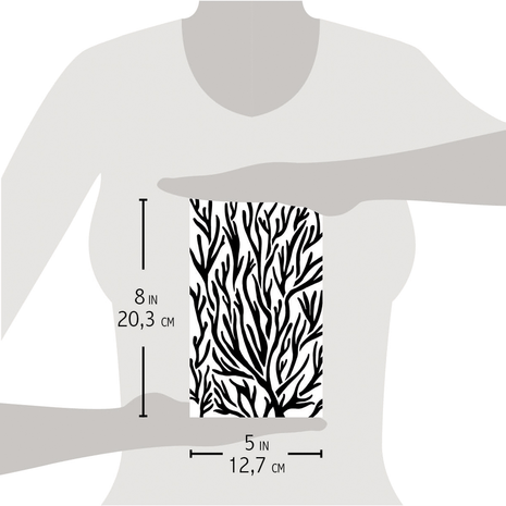 Ciao Bella Papercrafting Corals Masking Stencil (MS031)