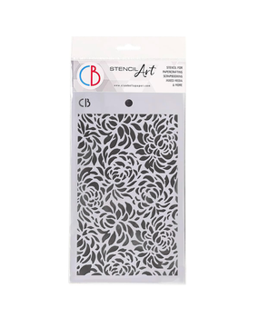 Ciao Bella Papercrafting Floral Masking Stencil (MS033) Ciao Bella Papercrafting Floral Masking Stencil (MS033)