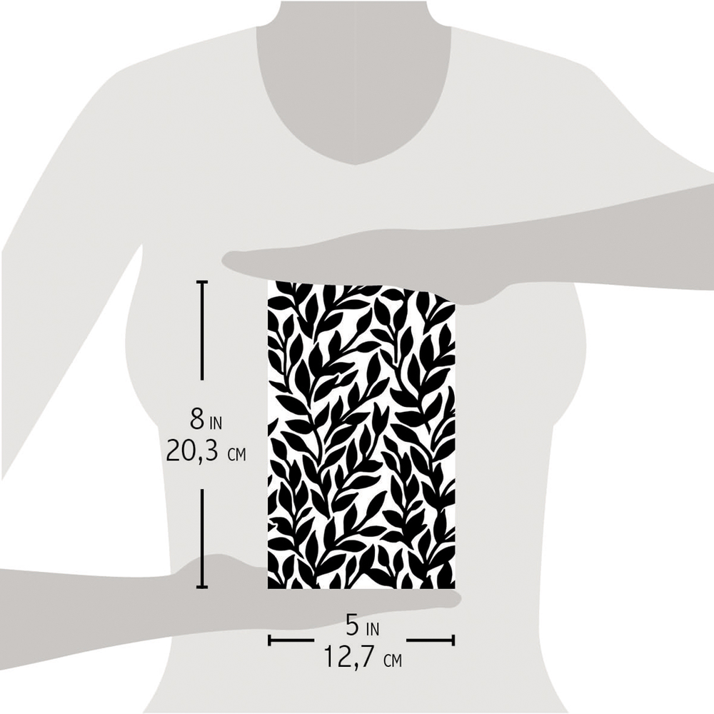 Ciao Bella Papercrafting Ramage Masking Stencil (MS037) Ciao Bella Papercrafting Ramage Masking Stencil (MS037)