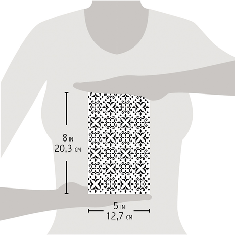 Ciao Bella Papercrafting Cortona Masking Stencil (MS038) Ciao Bella Papercrafting Cortona Masking Stencil (MS038)