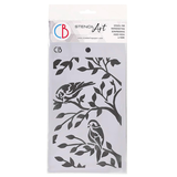 Ciao Bella Papercrafting Two Birds Masking Stencil (MS039)