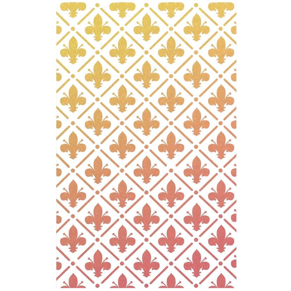 Ciao Bella Papercrafting Florentine Lily Masking Stencil (MS043)