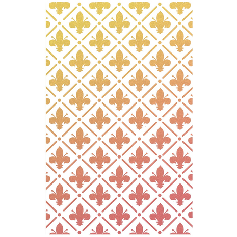 Ciao Bella Papercrafting Florentine Lily Masking Stencil (MS043)