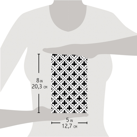 Ciao Bella Papercrafting Florentine Lily Masking Stencil (MS043)