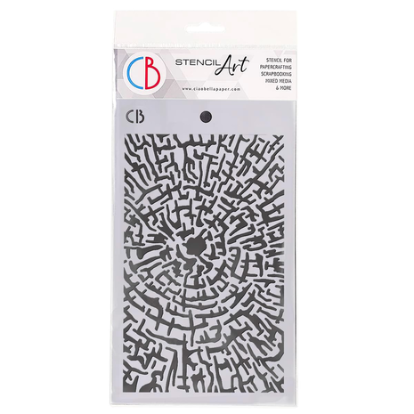 Ciao Bella Papercrafting Cross Section Masking Stencil (MS048) Ciao Bella Papercrafting Cross Section Masking Stencil (MS048)