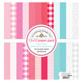 Doodlebug Design Inc. Lots of Love 12x12 Inch Petite Prints Paper Pack (7588)