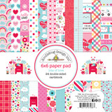 Doodlebug Design Inc. Lots of Love 6x6 Inch Paper Pad (7586)