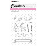 Studio Light Essentials Clear Stamps Matchbox Stars (SL-ES-STAMP143)