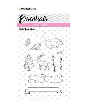Studio Light Essentials Clear Stamps Matchbox Stars (SL-ES-STAMP143) Studio Light Essentials Clear Stamps Matchbox Stars (SL-ES-STAMP143)