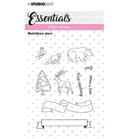 Studio Light Essentials Clear Stamps Matchbox Stars (SL-ES-STAMP143) Studio Light Essentials Clear Stamps Matchbox Stars (SL-ES-STAMP143)