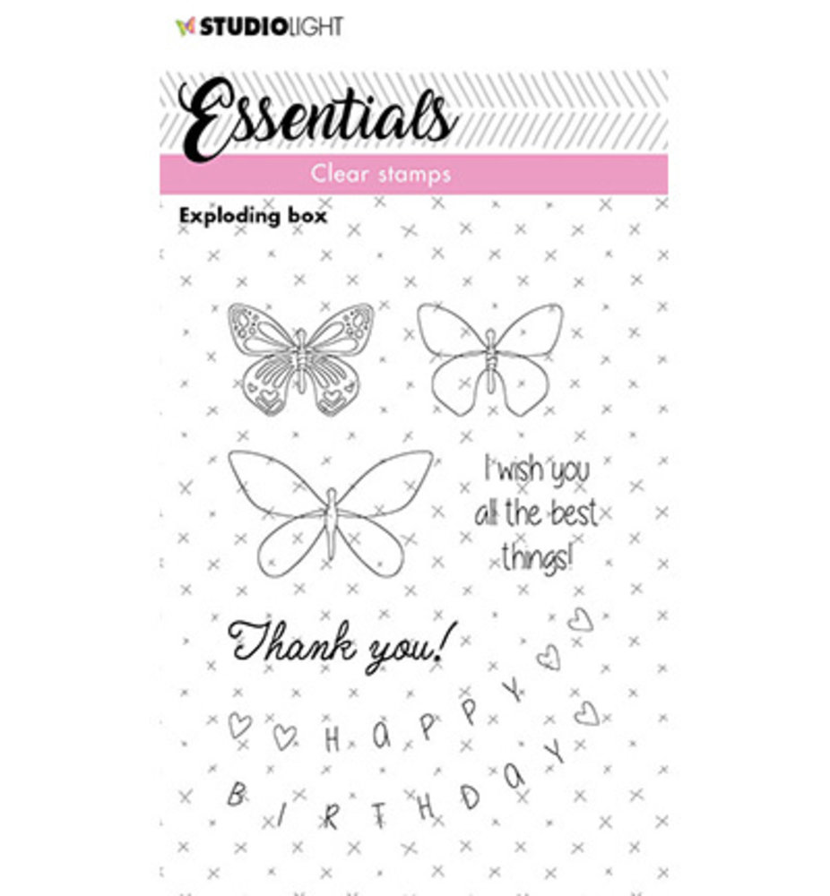 Studio Light Essentials Clear Stamps Exploding Box (SL-ES-STAMP145) Studio Light Essentials Clear Stamps Exploding Box (SL-ES-STAMP145)