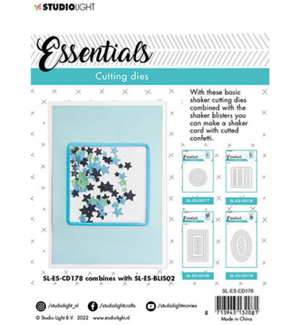 Studio Light SL Cutting Die Square Journal Essentials