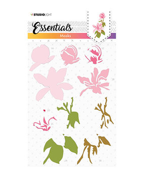 Studio Light Essentials Magnolia A5 Masking Stencil (SL-ES-MASK79) Studio Light Essentials Magnolia A5 Masking Stencil (SL-ES-MASK79)