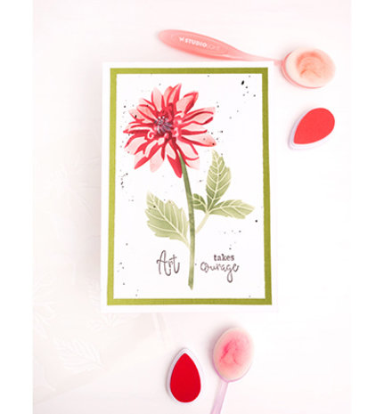 Studio Light Essentials Dahlia A5 Masking Stencil (SL-ES-MASK80) Studio Light Essentials Dahlia A5 Masking Stencil (SL-ES-MASK80)