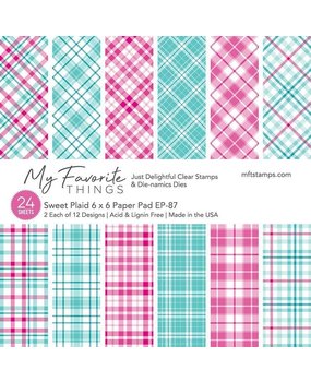 My Favorite Things Sweet Plaid 6x6 Inch Paper Pack (EP-87)