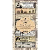 Paper Favourites Vintage Newspaper Slimline Paper Pack (PFS037)