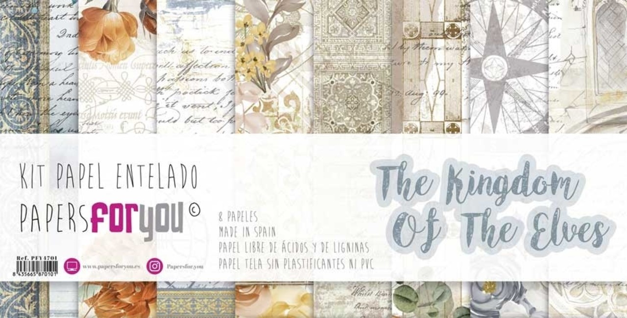 Papers For You The Kingdom Of The Elves 12x12 Inch Canvas (8pcs) (PFY-4701) Papers For You The Kingdom Of The Elves 12x12 Inch Canvas (8pcs) (PFY-4701)