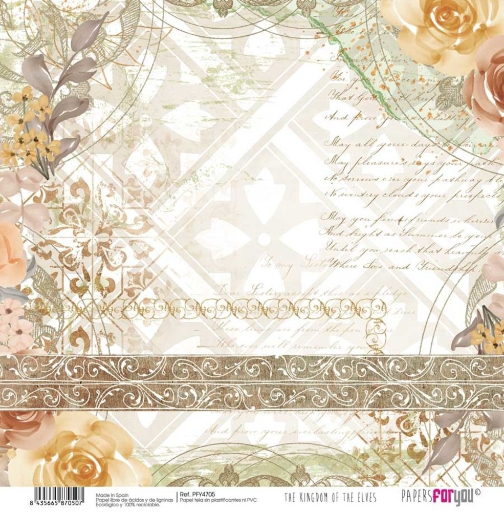 Papers For You The Kingdom Of The Elves 12x12 Inch Canvas (8pcs) (PFY-4701) Papers For You The Kingdom Of The Elves 12x12 Inch Canvas (8pcs) (PFY-4701)