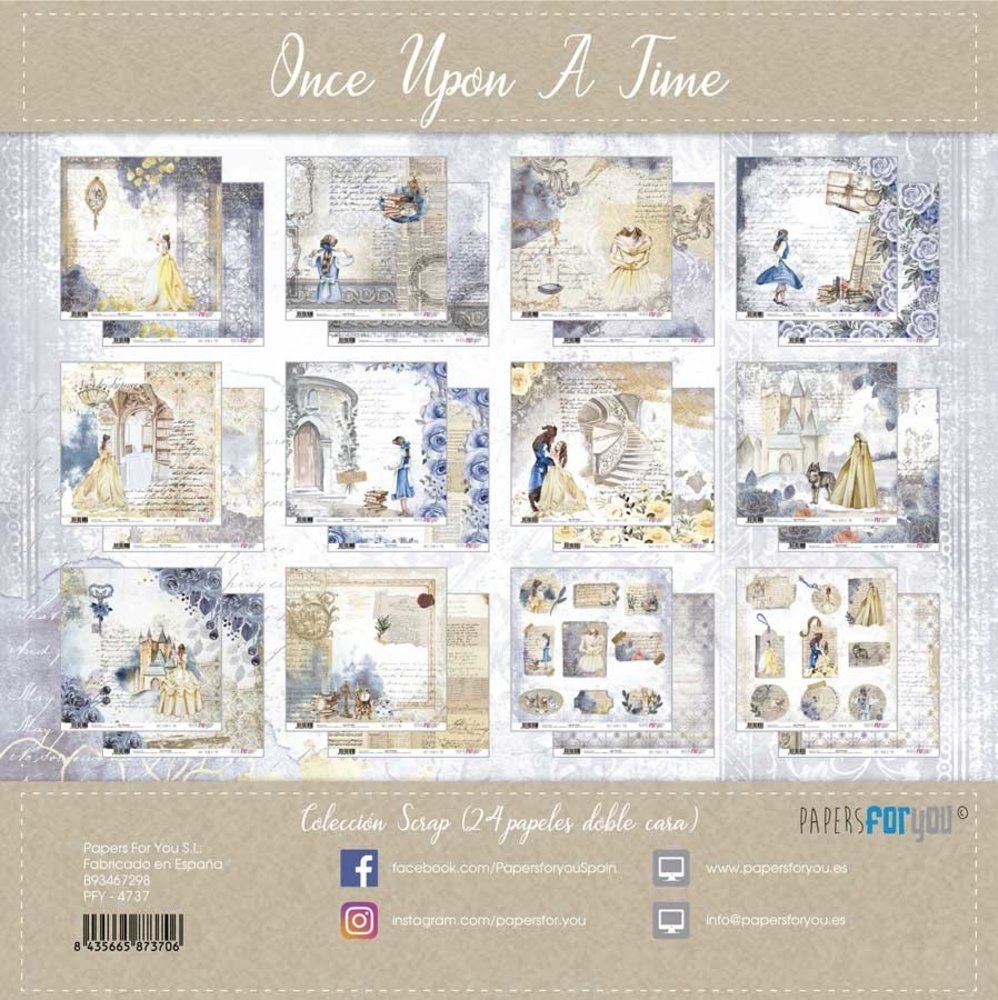 Papers For You Once Upon A Time 6x6 Inch Paper Pack (24pcs) (PFY-4737) Papers For You Once Upon A Time 6x6 Inch Paper Pack (24pcs) (PFY-4737)