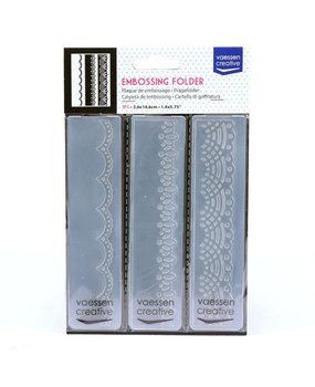 Vaessen Creative Embossing Folder Veter Kader (100606-003)