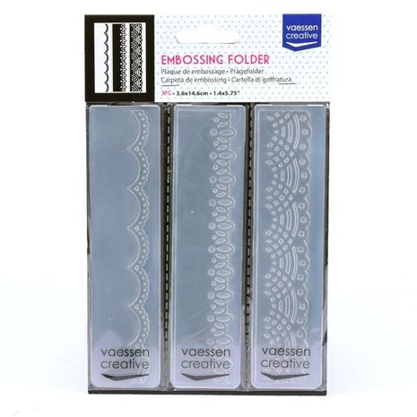 Vaessen Creative Embossing Folder Veter Kader (100606-003)