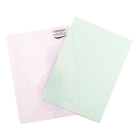 Vaessen Creative Embossing Folder Scroll Bloeien (100607-007) Vaessen Creative Embossing Folder Scroll Bloeien (100607-007)