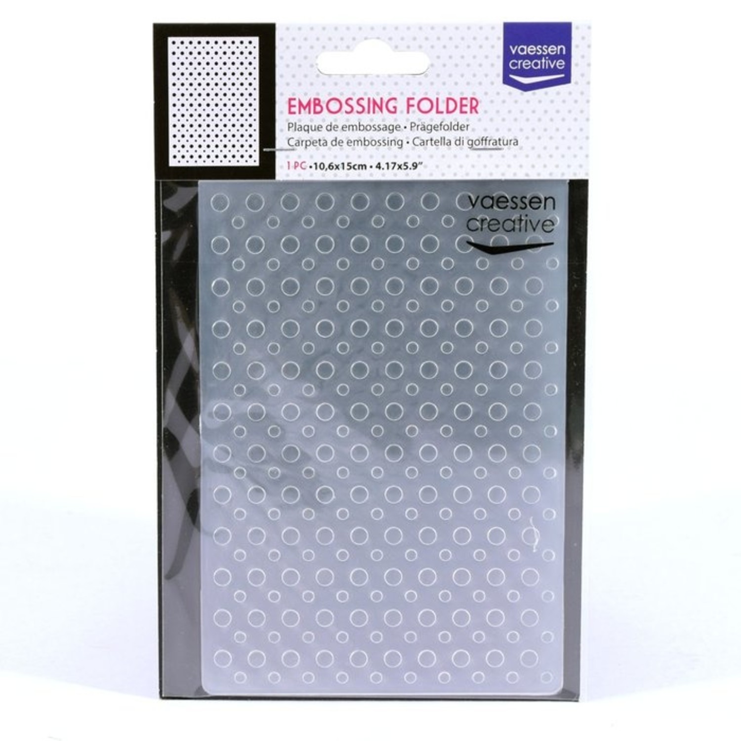 Vaessen Creative Embossing Folder Punt (100608-001) 