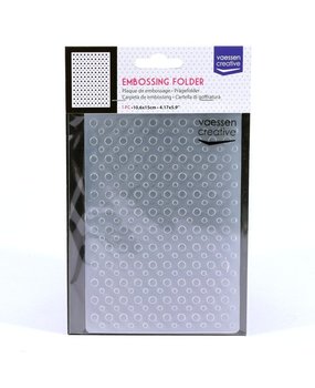 Vaessen Creative Embossing Folder Punt (100608-001) Vaessen Creative Embossing Folder Punt (100608-001)