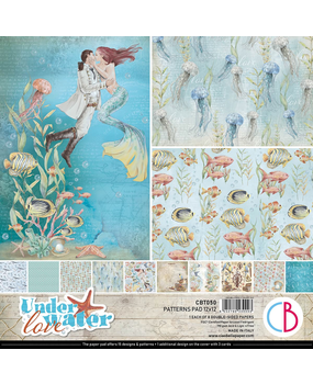 Ciao Bella Papercrafting Underwater Love 12x12 Inch Patterns Pad (CBT050) Ciao Bella Papercrafting Underwater Love 12x12 Inch Patterns Pad (CBT050)