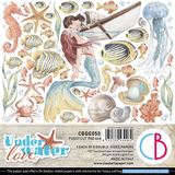 Ciao Bella Papercrafting Underwater Love 6x6 Inch Paper Pad (CBQE050)